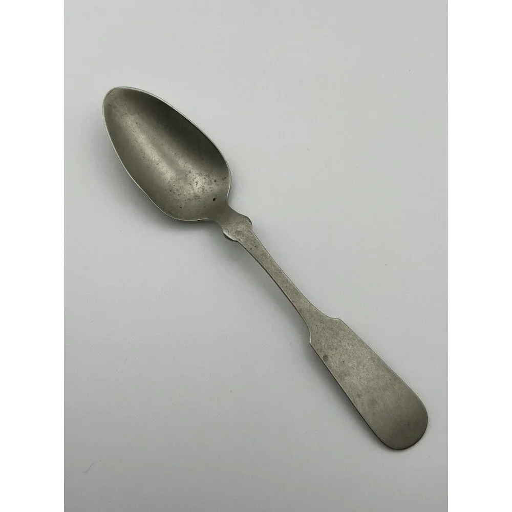 Mid to Late 1800's Tea Spoon Fiddle Pattern French Tipped Meriden Britannia
